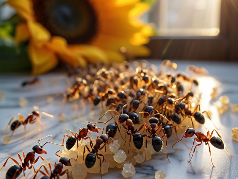 Cause e soluzione per le formiche a Roma: cibo, acqua e crepe vengono risolti con esche professionali
